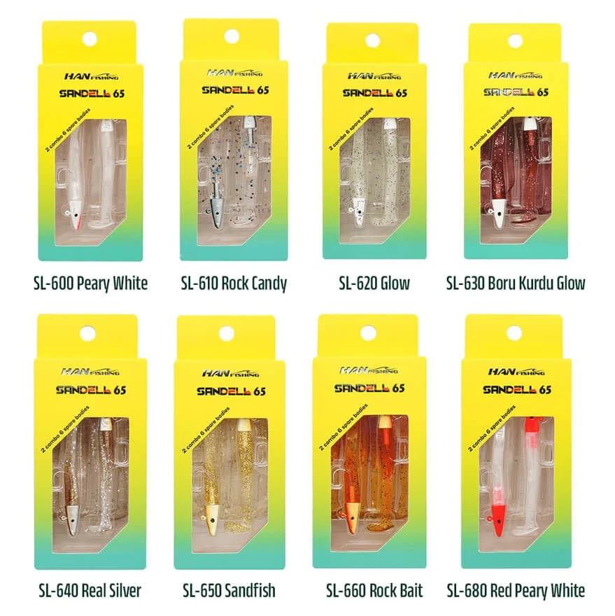 Hanfish Sandeel 6.5 cm 3.2 gr Silikon Yem