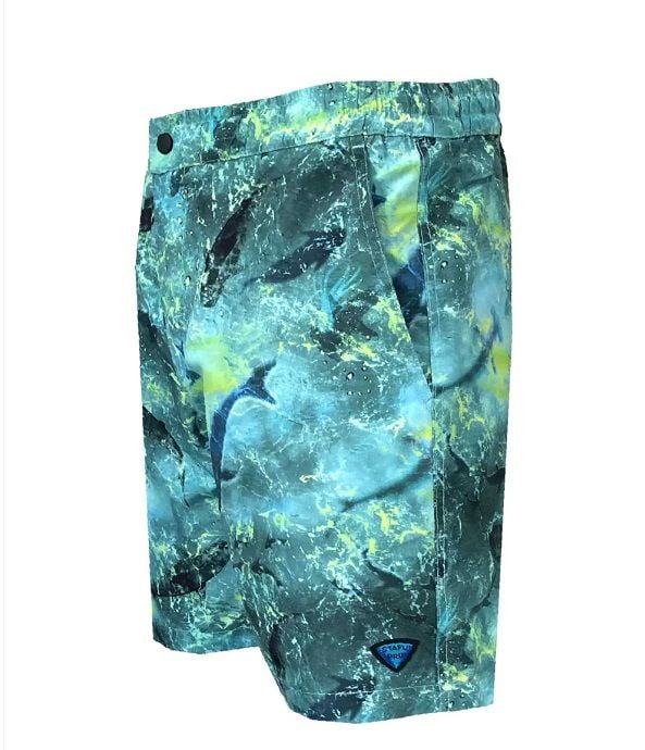 Stafu Latitude Mayo Şort - Shark Lime