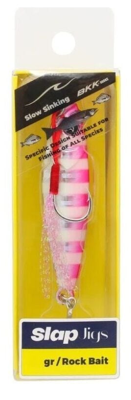 Slap Special Pink Zebra Glow Jig
