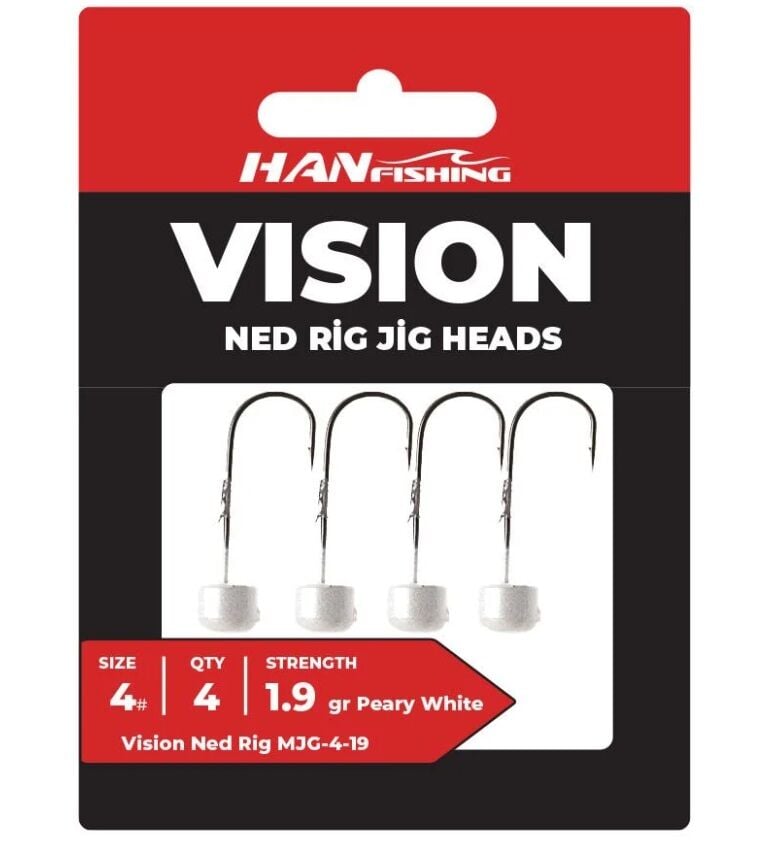 Vision Ned Rig Peary White JigHead