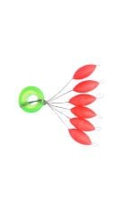 TURKANA 6992 YÜZEN STOPPER KIRMIZI FOSFORLU 15mm