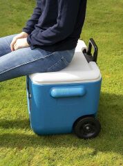 Coleman Poly-Lite Wheeled Mesh 50 QT Tekerlekli Soğutucu Buzluk 47.3 Lt