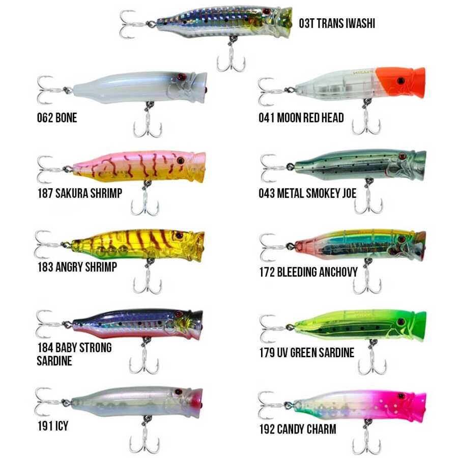 Fujin Salt Popper 70mm 9.5gr Su Üstü Maket Balık