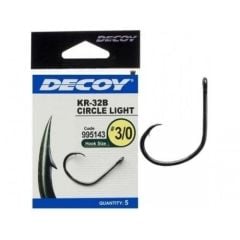 DECOY KR-32B Circle Light Black Nickel Olta İğnesi No:2