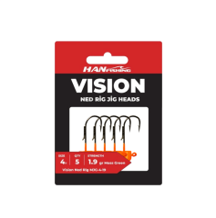 Hanfish Vision Ned Rig Orange Jighead