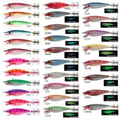 Yozuri A1709 Squid Jig Ultra Cloth-Bavc Kalamar Sahte Balığı 80mm