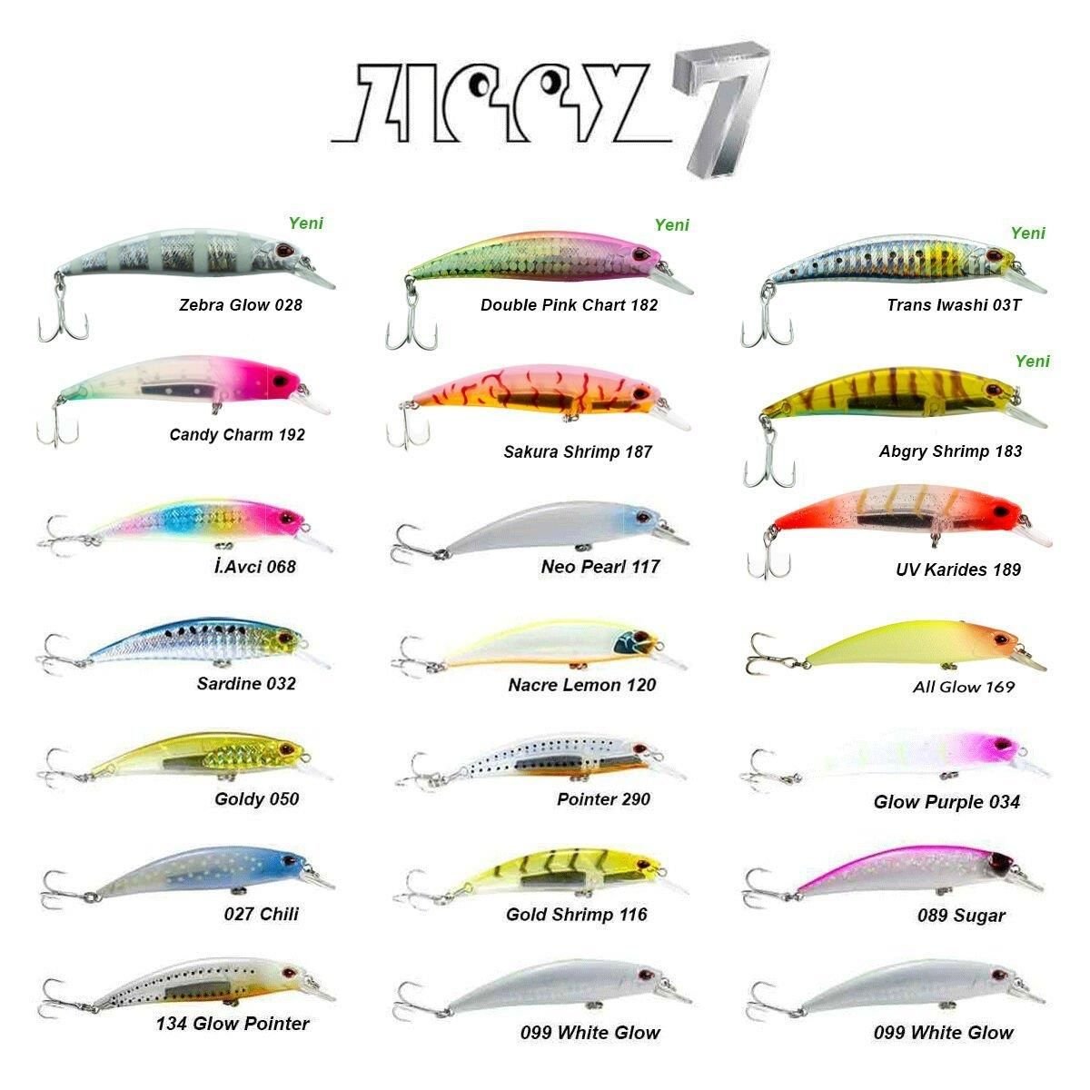 Fujin Ziggy7 70mm 9.6gr Sinking LRF Maket Balık