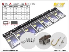 M&W Jigging Oval Aluminum Sleeve