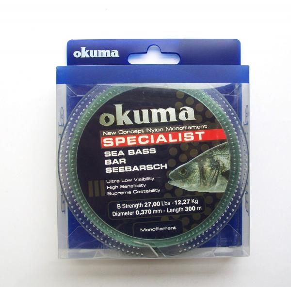 Okuma Specialist Seabass 0,23 mm 300 m Monoflament