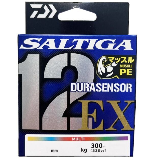 Daiwa Saltiga Durasensor 12EX 300m Multicolor Örgü - İp Misina