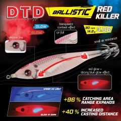 DTD Ballistic Red Killer 3.0 90mm 14.5gr Kalamar Zokası