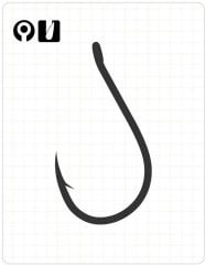Fudo 1101 Chinu Delikli Pala Black Nickel İğne