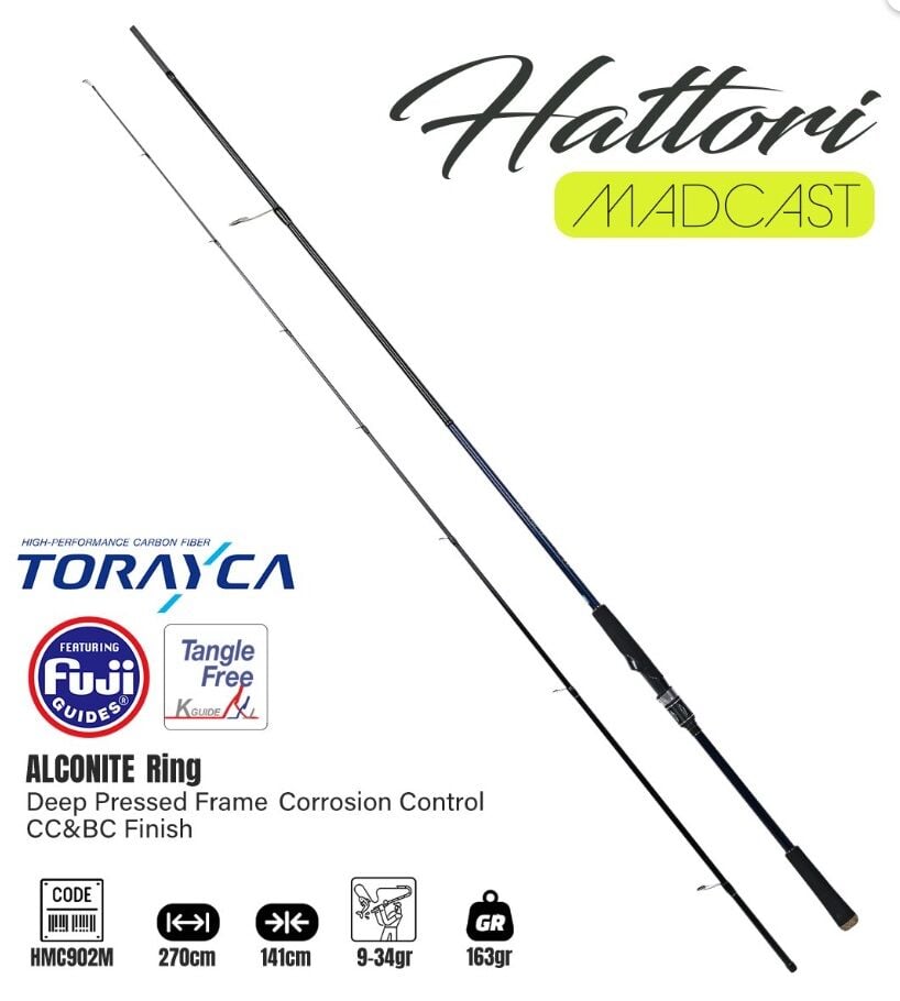 Fujin Madcast 270cm 9-34gr Spin Kamışı