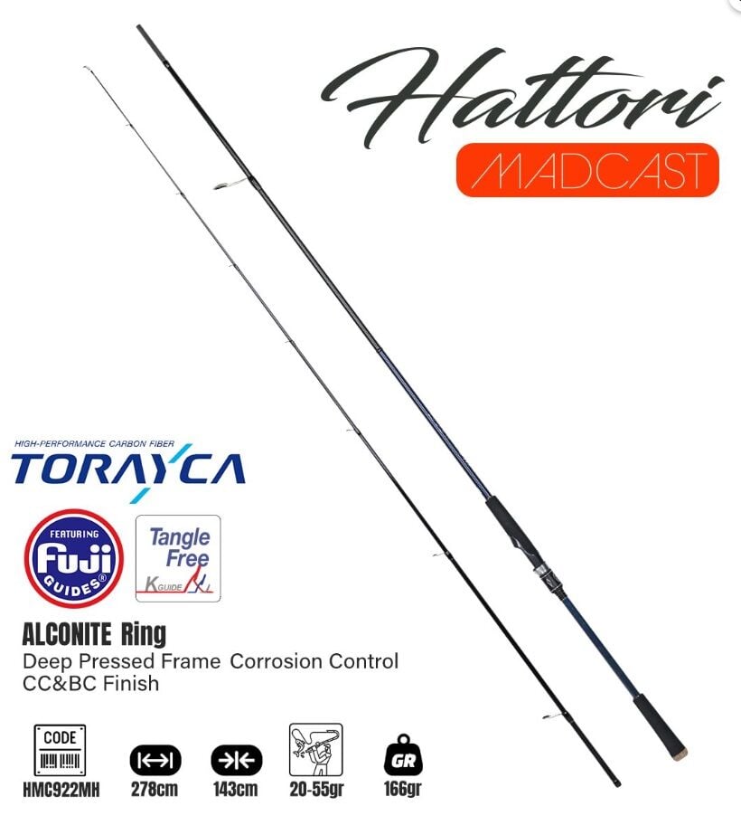 Fujin Madcast 278cm 20-55gr Spin Kamışı