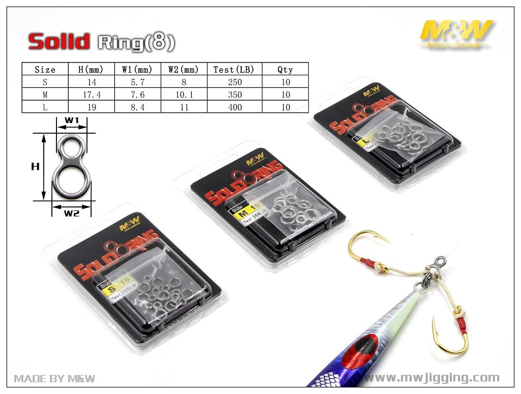 M&W Jigging Solid Ring Double
