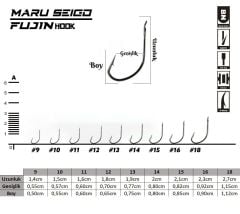 Fujin Maru Seigo Deliksiz Çapraz Olta İğnesi