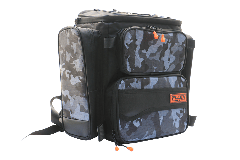 Fujin Black Camo Back Pack - Balıkçı Sırt Çantası