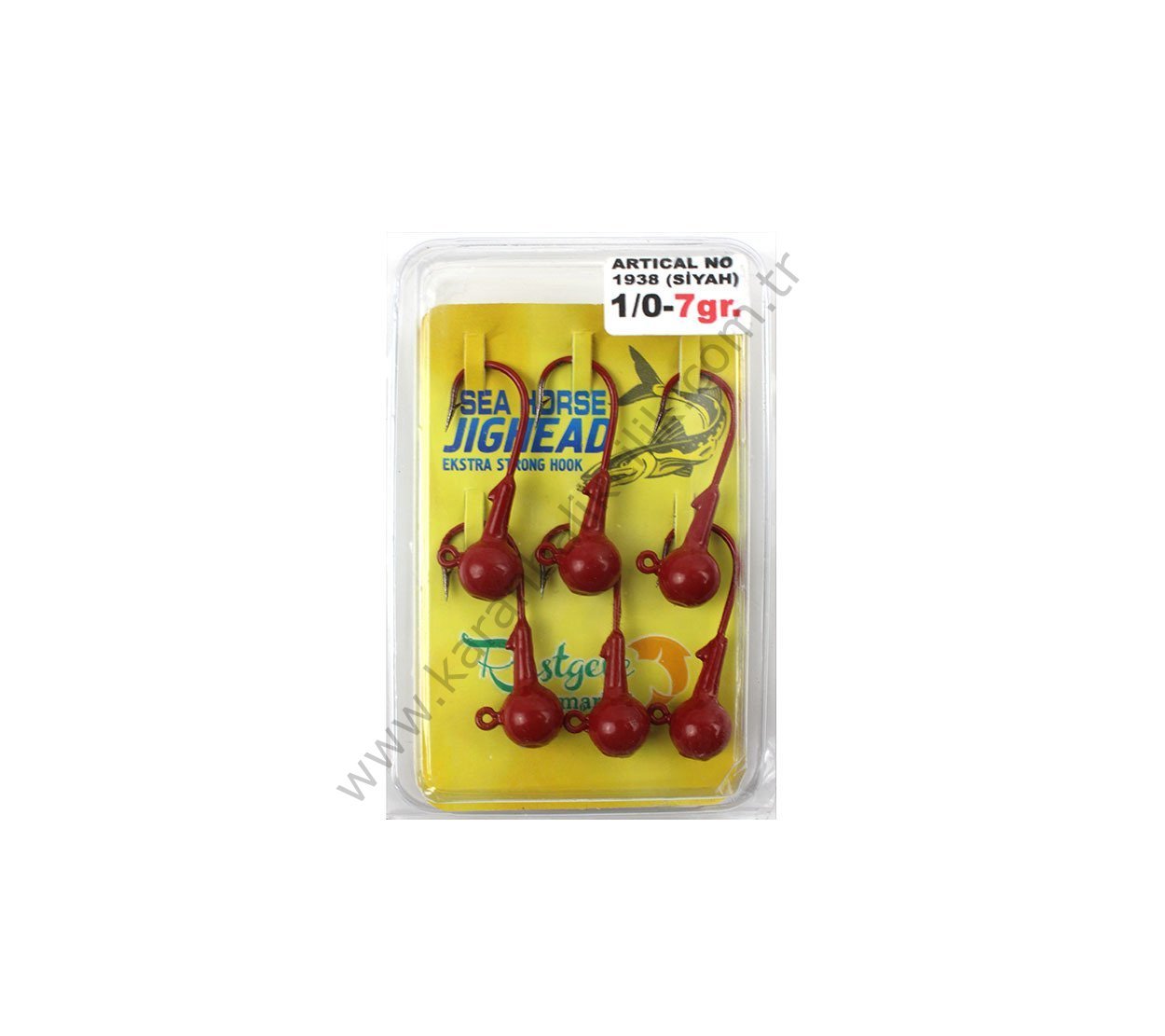 Sea Horse Jighead 1/0 7 Gr Kırmızı