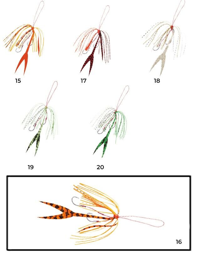 Hayabusa SE 149 Tai Rubber Free Slide Yedek Etekli Assist İğne Set