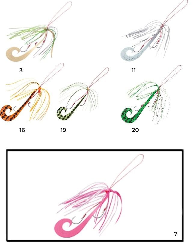 Hayabusa SE 136 Tai Rubber Free Slide Yedek Etekli Assist İğne Set