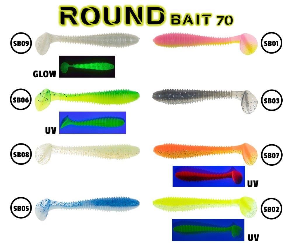 Fujin Round Bait 70mm Silikon