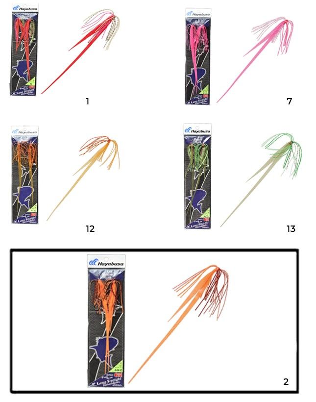 Hayabusa SE 144 Tai Rubber Free Slide Yedek Etekli Assist İğne Set