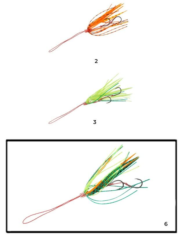 Hayabusa SE 187 Tai Rubber Free Slide Yedek Etekli Assist İğne Set