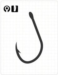 Fudo 3401 SOI Delikli Pala Black Nickel İğne