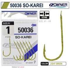 Owner 50036 Yosun Yeşili Hazır Takım ve Çapari İğnesi