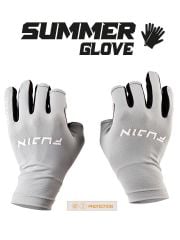 Fujin Pro Angler S24 Summer Gloves Grey Eldiven