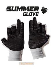 Fujin Pro Angler S24 Summer Gloves Grey Eldiven