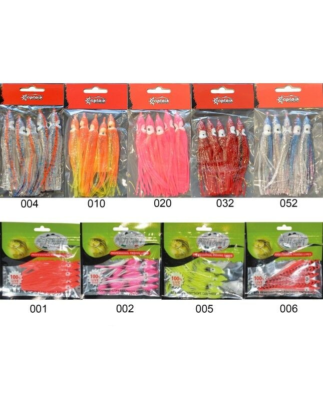 Mutant 3579 Octopus Pride 12cm Ahtapot Sübye 5'li Paket Suni Yem