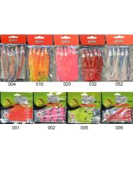Mutant 3579 Octopus Pride 12cm Ahtapot Sübye 5'li Paket Suni Yem