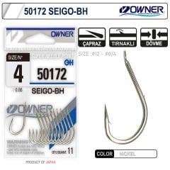 Owner 50172 Beyaz Tırnaklı Uzun Yem İğnesi
