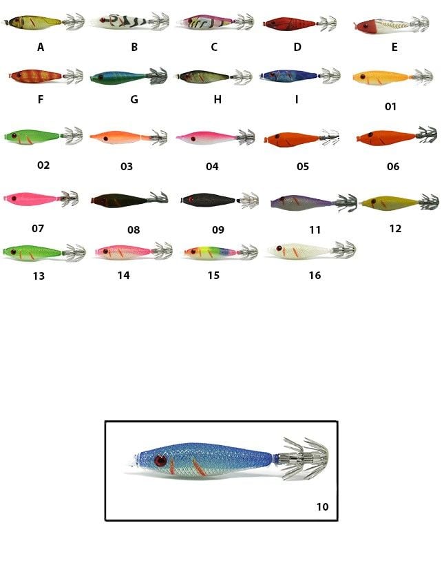 Captain 3007 Kalamar Zokası 5cm Metsuki Squid