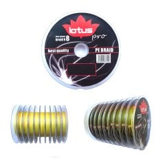 Lotus Pro 8 Örgü PE Braid Sarı 100 m