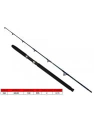 CAPTAİN Captain 1438 Tournament Boat 2 Parça Solid Tekne Kamışı 8-15lbs Atar 165 cm