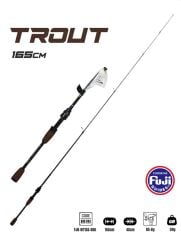 Fujin Trout 165cm 05-6gr Teleskopik Alabalık Kamışı