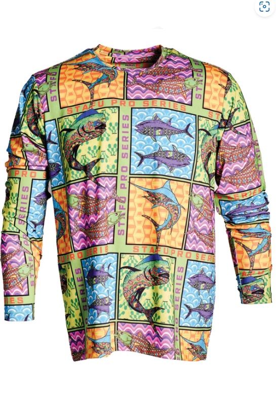 Stafu Apex Zero Kapüşonlu Uzun Kollu UV Korumalı Performans T-shirt - Fish Eye
