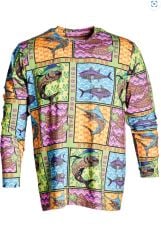 Stafu Apex Zero Kapüşonlu Uzun Kollu UV Korumalı Performans T-shirt - Fish Eye
