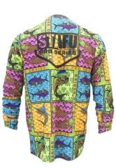 Stafu Apex Zero Kapüşonlu Uzun Kollu UV Korumalı Performans T-shirt - Fish Eye