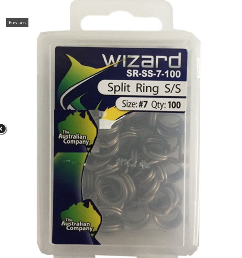 WIZARD SPLIT RING SR-SS No:5 (100’lü Paket)