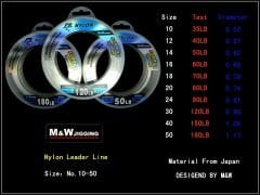 M&W Nylon Leader Line Misina