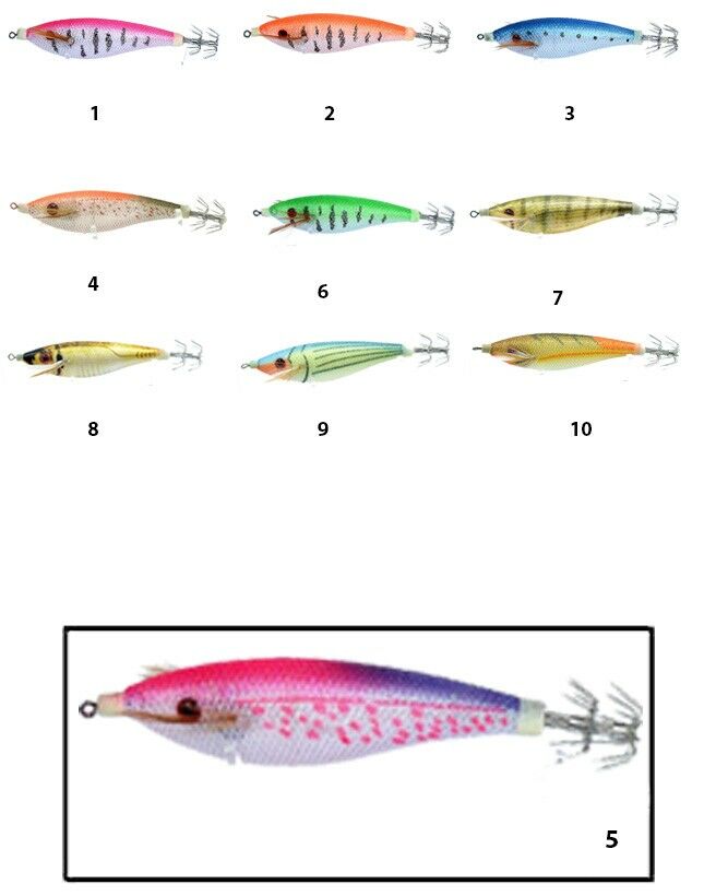 Captain 3010 Kalamar Zokası 7cm Flash Filinta Squid Renk:5