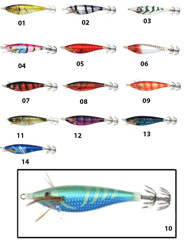 Captain 3015 Kalamar Zokası 7cm Toto Zogga Squid Renk:10