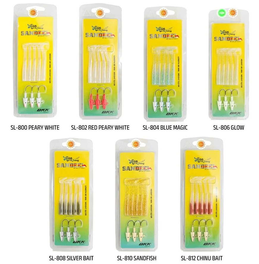 Hanfish Sandeel 8 cm 5.2 gr Silikon Yem