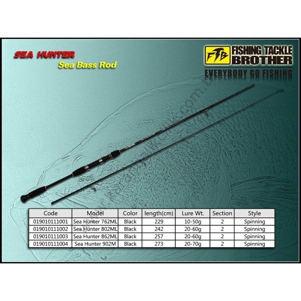 FTB Sea Hunter 698H 210cm 60-150gr Jig Kamışı