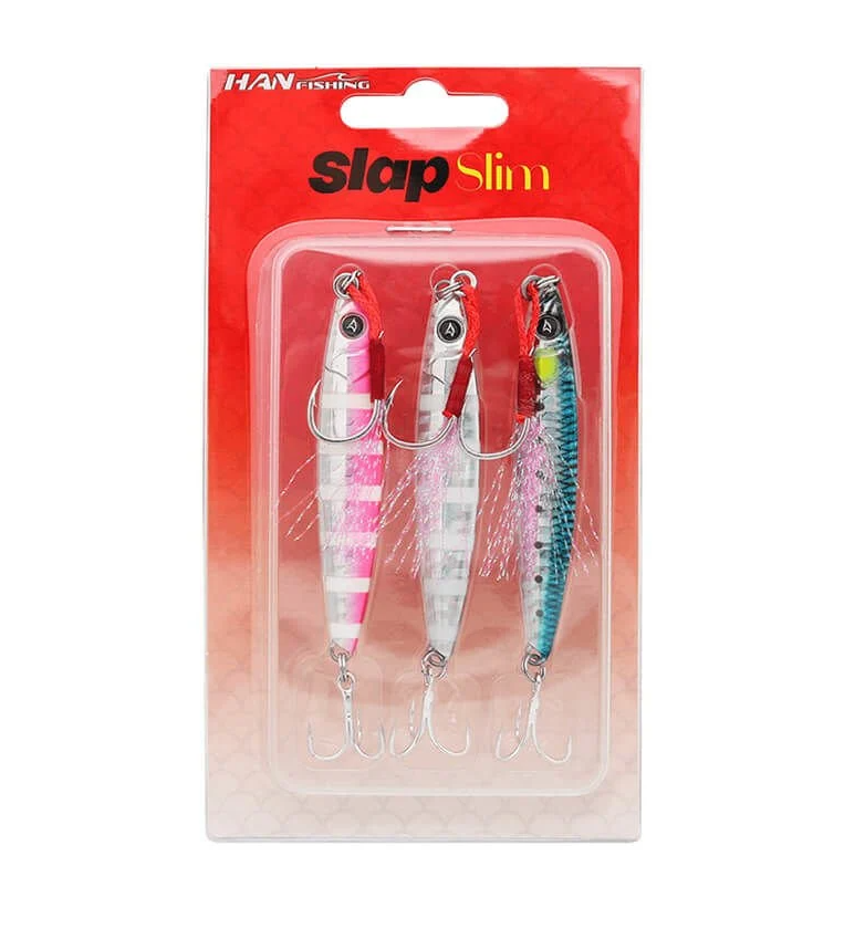 Hanfish Slap Slim Jig Zebra Mix