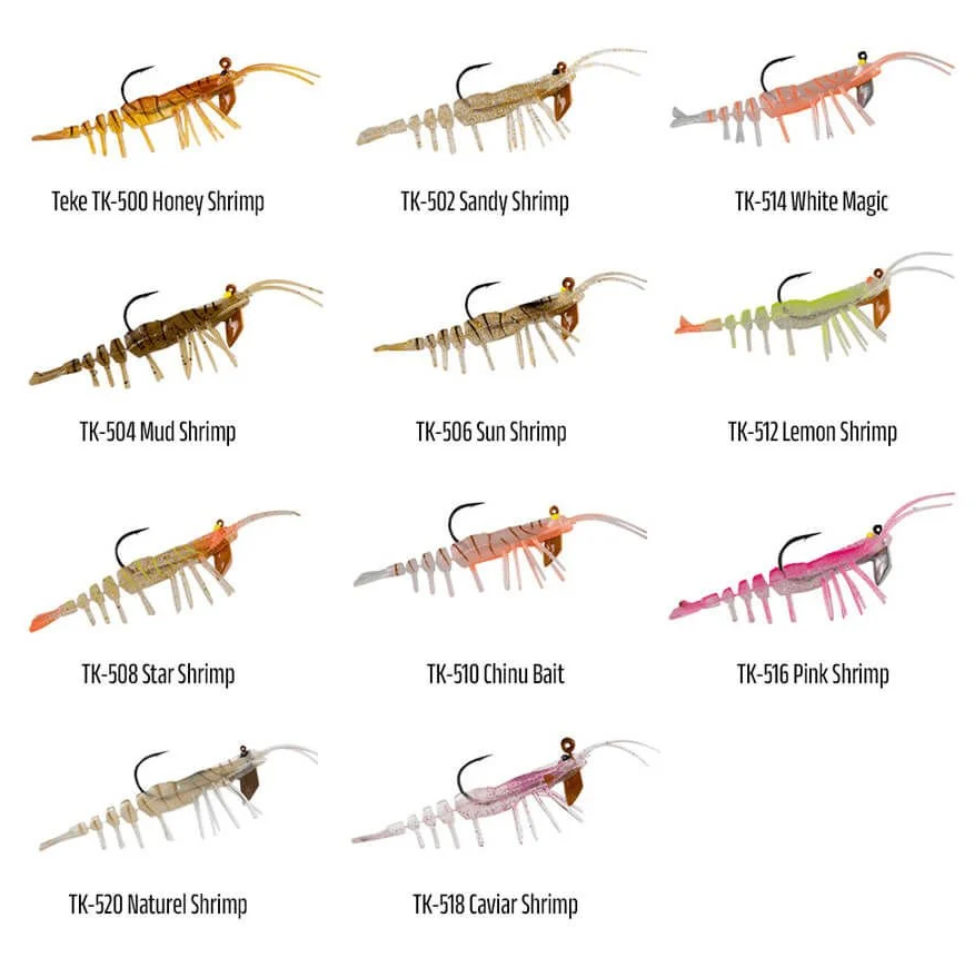 Hanfish Teke Shrimp 7.5 cm 7 gr Silikon Karides