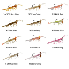 Hanfish Teke Shrimp 7.5 cm 7 gr Silikon Karides